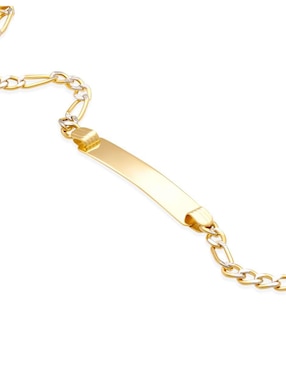 Esclava Joyerías Bizzarro de oro 14 K con acabado pulido