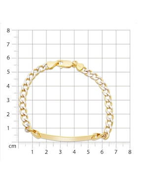 Esclava Joyerías Bizzarro de oro 14 K con acabado pulido