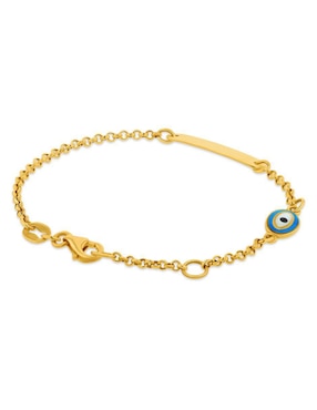 Esclava Joyerías Bizzarro de oro 14 k con acabado brillante