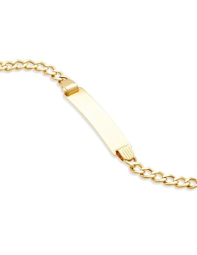Esclava Joyerías Bizzarro de oro 14 K con acabado pulido