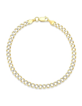Pulsera Joyerías Bizzarro de oro 14 K con acabado brillante
