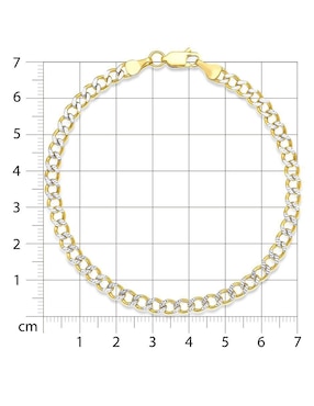 Pulsera Joyerías Bizzarro de oro 14 K con acabado brillante