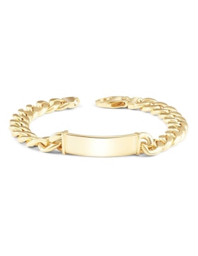 Esclava Joyerías Bizzarro de oro 14 K con acabado pulido