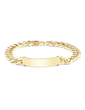 Esclava Joyerías Bizzarro de oro 14 K con acabado brillante