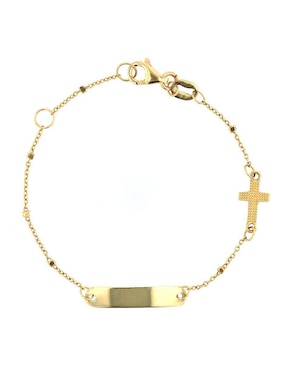Esclava Joyerías Bizzarro de oro 14 K con acabado pulido