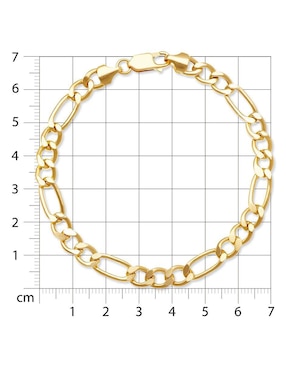 Pulsera Joyerías Bizzarro de oro 14 K con acabado pulido