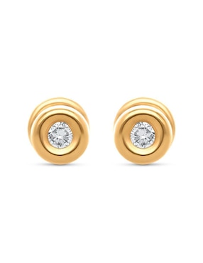 Broqueles circulares Joyerías Bizzarro de oro diamante