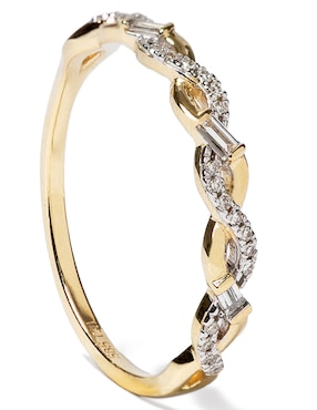Churumbela de oro 14 k Jayda diamante