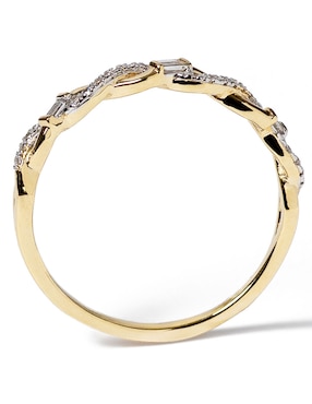 Churumbela de oro 14 k Jayda diamante