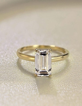 Anillo de compromiso de plata P 925 Yoiko Eloise zirconia