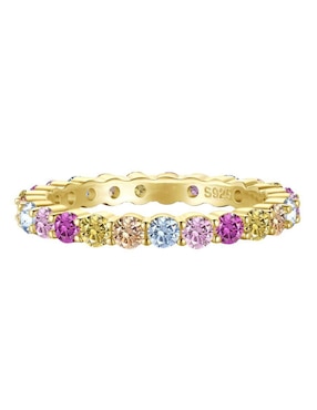 Churumbela de plata P 925 Yoiko Aurora zirconia