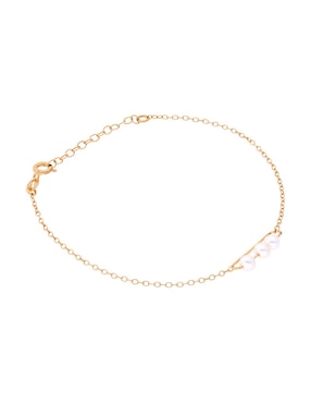 Brazalete Lusso de oro amarillo 14 K con acabado brillante