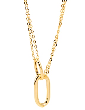 Collar ovalado Lusso de oro 14 K