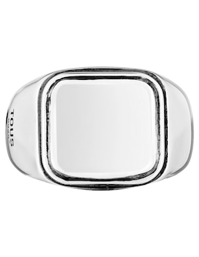 Anillo Tous Man P 925 de plata brillante