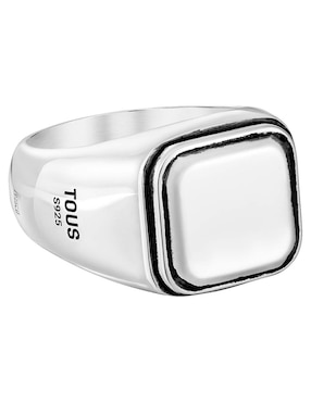 Anillo Tous Man P 925 de plata brillante