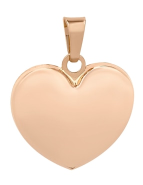 Dije de corazón Cristal Joyas de oro rosa 14 K