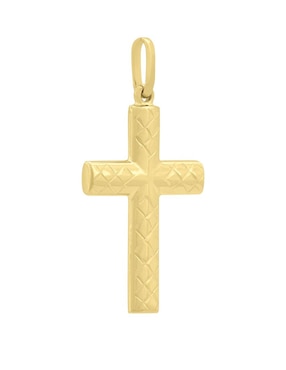 Dije de cruz Cristal Joyas de oro 14 K