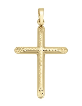 Dije de cruz Cristal Joyas de oro 14 K