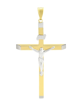 Dije de cruz Cristal Joyas de oro 14 K