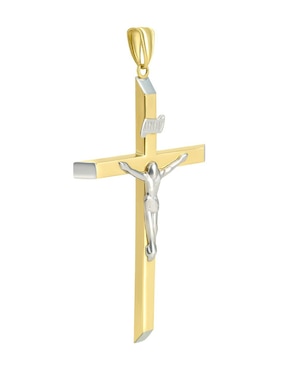 Dije de cruz Cristal Joyas de oro 14 K