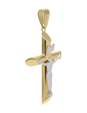 Dije de cruz Cristal Joyas de oro 14 K
