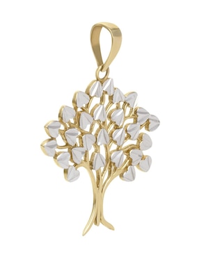 Dije de árbol de la vida Cristal Joyas de oro 14 K