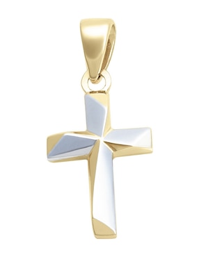Dije de cruz Cristal Joyas de oro 14 K
