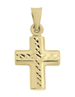 Dije de cruz Cristal Joyas de oro 14 K