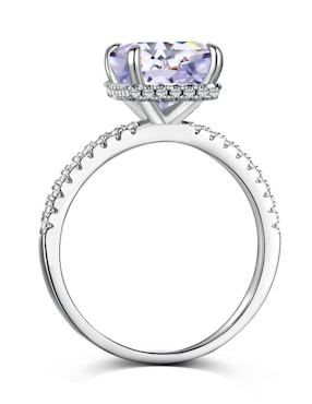 Anillo de compromiso de plata P 925 Yoiko Lili zirconia