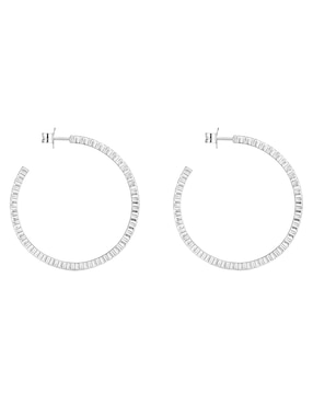 Aretes de aro redondos Tous Straight de plata P 925 con acabado brillante