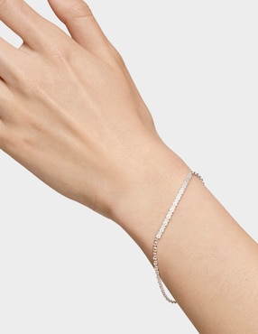 Pulsera Tous de plata p 925 Straight con acabado liso