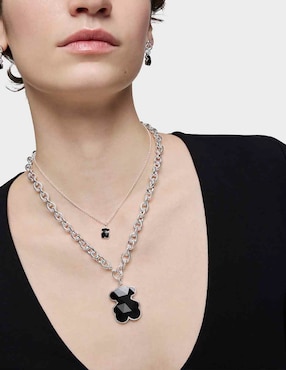 Dije de oso Tous icon color de plata P 925