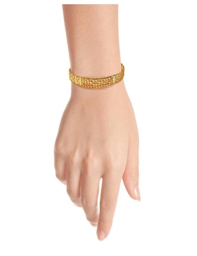Pulsera Joyerías Bizzarro de oro con zirconia 14 k
