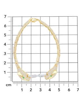 Pulsera Joyerías Bizzarro de oro 14 K con acabado brillante