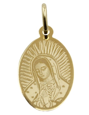 Medalla ovalada Dinasti de oro amarillo 14 K