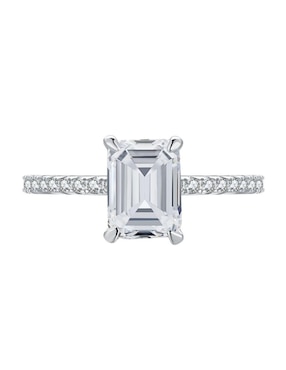 Anillo de compromiso de plata P 925 Yoiko Spiegel zirconia