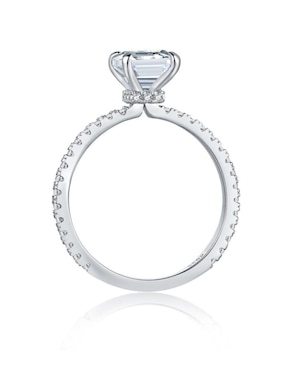 Anillo de compromiso de plata P 925 Yoiko Spiegel zirconia