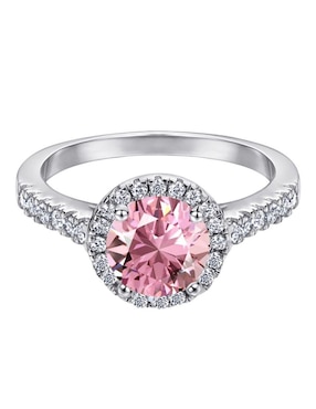 Anillo de compromiso de plata P 925 Yoiko Lunaria zirconia
