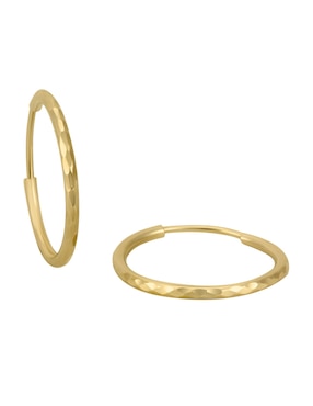 Arracadas Cristal Joyas de oro