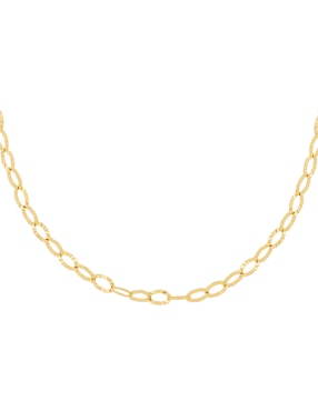 Collar de eslabones Dinasti de oro amarillo 14 K