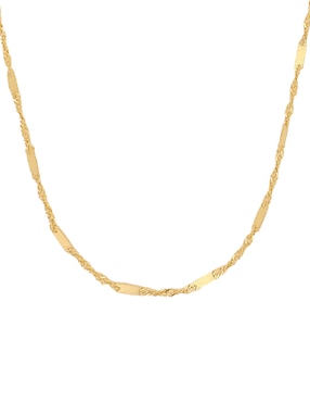 Collar de eslabones Dinasti de oro amarillo 14 K