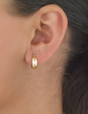 Arracadas Cristal Joyas de oro