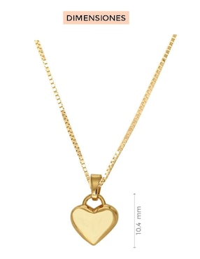 Colgante Y Dije de corazón Fianelli sam de oro 14 K