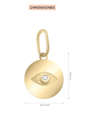 Dije de ojo turco Fianelli de oro 14 K