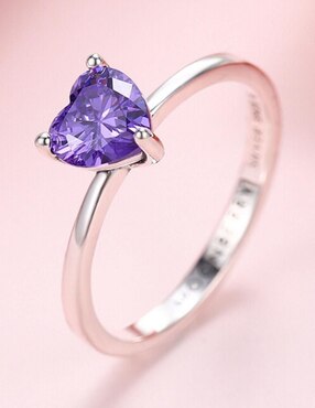 Anillo de corazón Moonberry P 925 de plata zirconia cúbica brillante