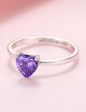 Anillo de corazón Moonberry P 925 de plata zirconia cúbica brillante