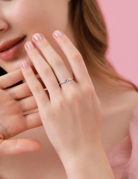 Anillo de corazón Moonberry P 925 de plata zirconia cúbica brillante