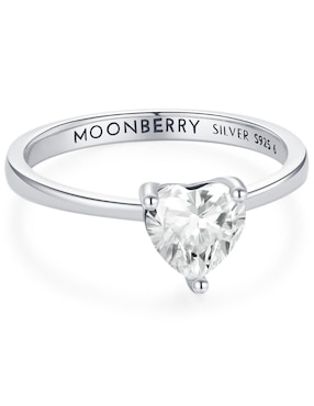 Anillo de corazón Moonberry P 925 de plata zirconia cúbica brillante