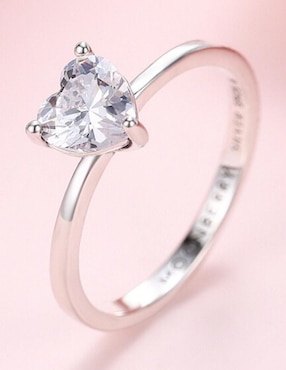 Anillo de corazón Moonberry P 925 de plata zirconia cúbica brillante