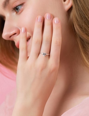 Anillo de corazón Moonberry P 925 de plata zirconia cúbica brillante
